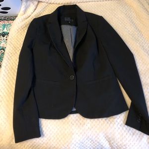 black button up jacket